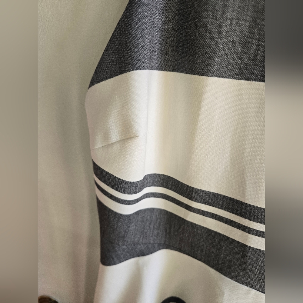 Elizabeth and James Magdalena Fit & Flare Racerback Sleeveless Striped Dress 4 - Picture 5 of 6